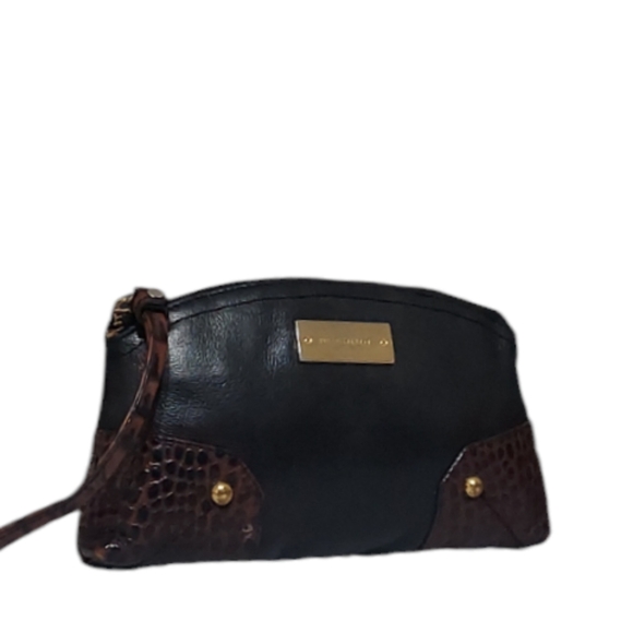 Brahmin Pecan Embossed Leather Wristlet Clutch - Picture 6 of 8